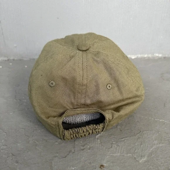 Tommy Bahama Ripstop Plaid Cotton Summer Beach Adjustable Hat - Green OS - Picture 5 of 9